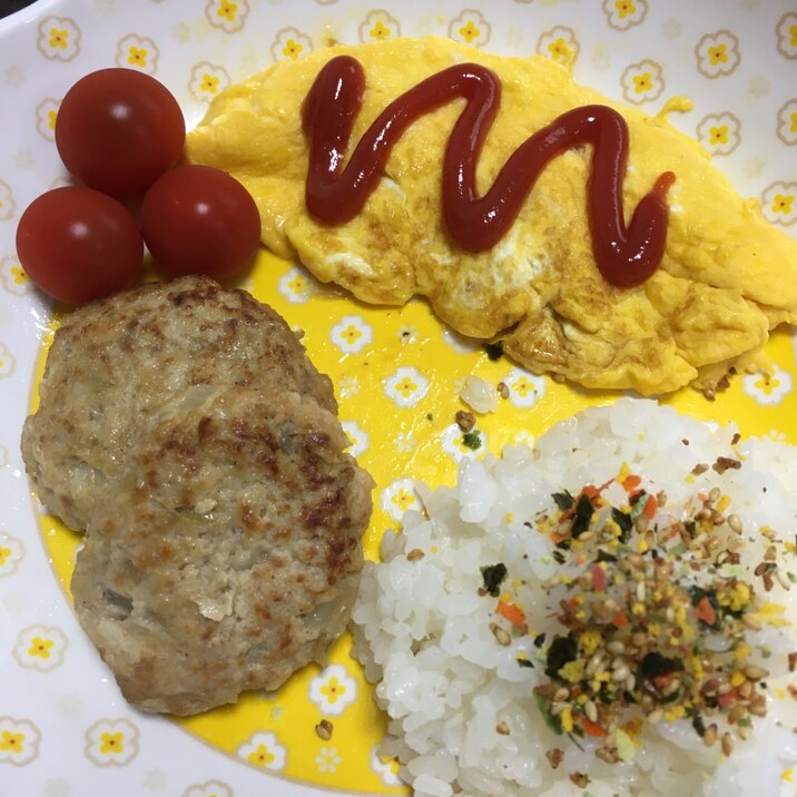 綺麗な形に！オムレツ！